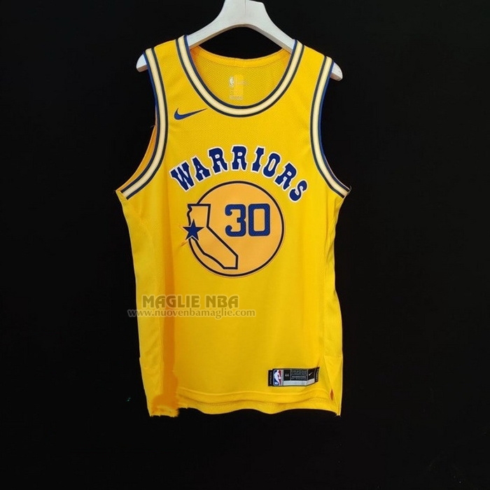 Maglia
 Stephen Curry NO 30 Golden State Warriors Hardwood Classic Autentico
 Giallo
